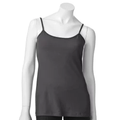 Women's Sonoma Goods For Life® Everyday Built-In Support Camisole 73 Women's Sonoma Goods For Life® Everyday Built-In Support Camisole -Sonoma Clothing Store 2433356 Asphalt