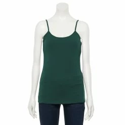 Women's Sonoma Goods For Life® Everyday Built-In Support Camisole 87 Women's Sonoma Goods For Life® Everyday Built-In Support Camisole -Sonoma Clothing Store 2433356 Deep Green