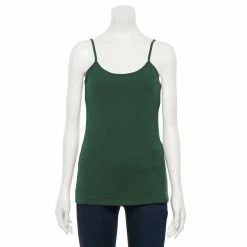 Women's Sonoma Goods For Life® Everyday Built-In Support Camisole 59 Women's Sonoma Goods For Life® Everyday Built-In Support Camisole -Sonoma Clothing Store 2433356 Indulgent Green
