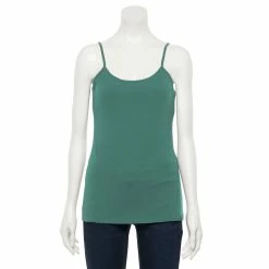 Women's Sonoma Goods For Life® Everyday Built-In Support Camisole 82 Women's Sonoma Goods For Life® Everyday Built-In Support Camisole -Sonoma Clothing Store 2433356 Light Sea Blue