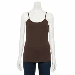 Women's Sonoma Goods For Life® Everyday Built-In Support Camisole 84 Women's Sonoma Goods For Life® Everyday Built-In Support Camisole -Sonoma Clothing Store 2433356 Rich Espresso