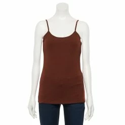 Women's Sonoma Goods For Life® Everyday Built-In Support Camisole 72 Women's Sonoma Goods For Life® Everyday Built-In Support Camisole -Sonoma Clothing Store 2433356 Spicy Chocolate