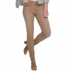 Women's Sonoma Goods For Life® Supersoft Stretch Midrise Skinny Jeans 42 Women's Sonoma Goods For Life® Supersoft Stretch Midrise Skinny Jeans -Sonoma Clothing Store 2954787 Bali Brown