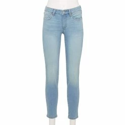 Women's Sonoma Goods For Life® Supersoft Stretch Midrise Skinny Jeans 38 Women's Sonoma Goods For Life® Supersoft Stretch Midrise Skinny Jeans -Sonoma Clothing Store 2954787 Light Destructed