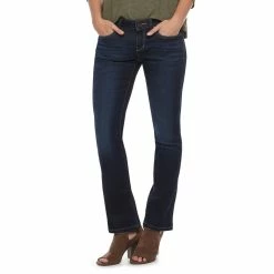 Petite Sonoma Goods For Life® Midrise Bootcut Jeans -Sonoma Clothing Store 2986301 Rinse