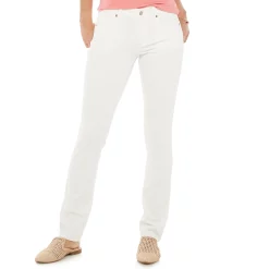 Women's Sonoma Goods For Life® Supersoft Midrise Straight-Leg Jeans -Sonoma Clothing Store 3022856 White