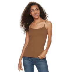 Women's Sonoma Goods For Life® Everyday Camisole -Sonoma Clothing Store 3223700 Chestnut Brown