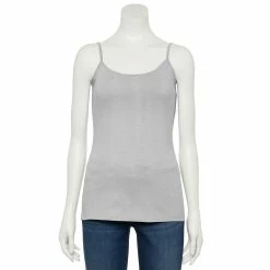Women's Sonoma Goods For Life® Everyday Camisole -Sonoma Clothing Store 3223700 Light Gray