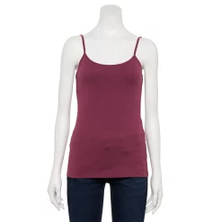 Women's Sonoma Goods For Life® Everyday Camisole -Sonoma Clothing Store 3223700 Plum Style