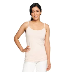 Women's Sonoma Goods For Life® Everyday Camisole -Sonoma Clothing Store 3223700 Scallop Pink
