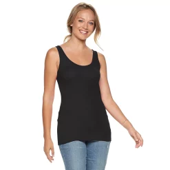 Women's Sonoma Goods For Life® Layering Tank -Sonoma Clothing Store 3381138 Black