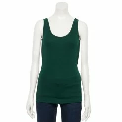 Women's Sonoma Goods For Life® Layering Tank -Sonoma Clothing Store 3381138 Emerald