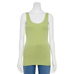 Women's Sonoma Goods For Life® Layering Tank -Sonoma Clothing Store 3381138 Glenn Lime