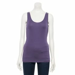 Women's Sonoma Goods For Life® Layering Tank -Sonoma Clothing Store 3381138 Grape Arbor