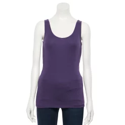 Women's Sonoma Goods For Life® Layering Tank -Sonoma Clothing Store 3381138 Plum