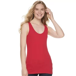 Women's Sonoma Goods For Life® Layering Tank -Sonoma Clothing Store 3381138 Valentine Red
