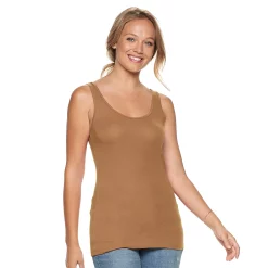Women's Sonoma Goods For Life® Layering Tank -Sonoma Clothing Store 3381138 Warm Brown
