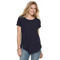 Women's Sonoma Goods For Life® Supersoft Dolman Tunic -Sonoma Clothing Store 3509904 Navy Luxe