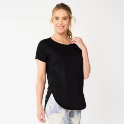 Women's Sonoma Goods For Life® Supersoft Dolman Tunic -Sonoma Clothing Store 3509904 Pitch Black