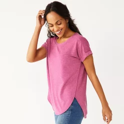 Women's Sonoma Goods For Life® Supersoft Dolman Tunic -Sonoma Clothing Store 3509904 Raspberry