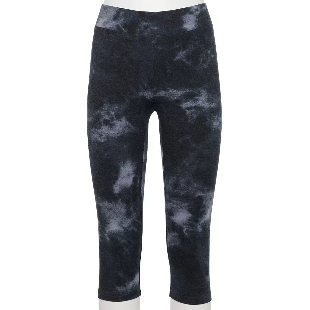 Women's Sonoma Goods For Life® Wide-Waist Capri Leggings 4 Women's Sonoma Goods For Life® Wide-Waist Capri Leggings - Image 2