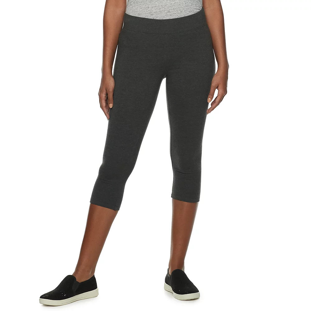 Women's Sonoma Goods For Life® Wide-Waist Capri Leggings 6 Women's Sonoma Goods For Life® Wide-Waist Capri Leggings - Image 4