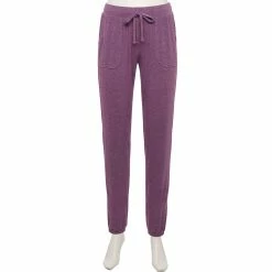 Women's Sonoma Goods For Life® Essential Banded-Bottom Pajama Pants -Sonoma Clothing Store 3671898 Plum