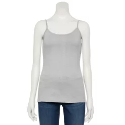 Petite Sonoma Goods For Life™ Everyday Camisole -Sonoma Clothing Store 3687455 Light Gray