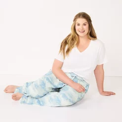 Plus Size Sonoma Goods For Life® Knit Pajama Pants -Sonoma Clothing Store 4212360 ALT3