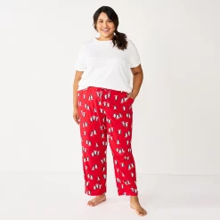 Plus Size Sonoma Goods For Life® Knit Pajama Pants -Sonoma Clothing Store 4212360 Arctic Critters