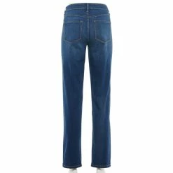 Women's Sonoma Goods For Life® Straight-Leg High-Waisted Curvy Jeans -Sonoma Clothing Store 4380113 ALT