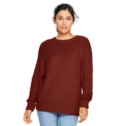 Women's Sonoma Goods For Life® All Over Stitch Crewneck Sweater 26 Women's Sonoma Goods For Life® All Over Stitch Crewneck Sweater -Sonoma Clothing Store 4923526 Brown