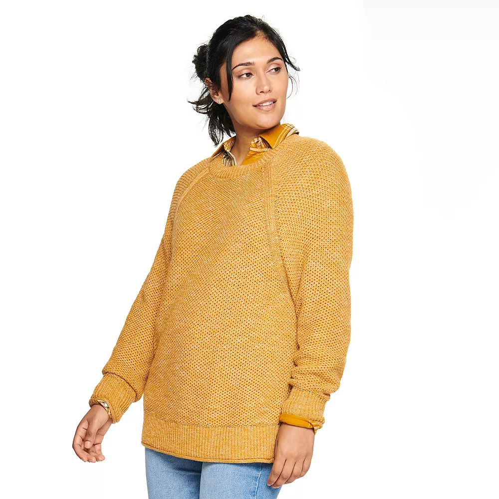 Women's Sonoma Goods For Life® All Over Stitch Crewneck Sweater 4 Women's Sonoma Goods For Life® All Over Stitch Crewneck Sweater - Image 2