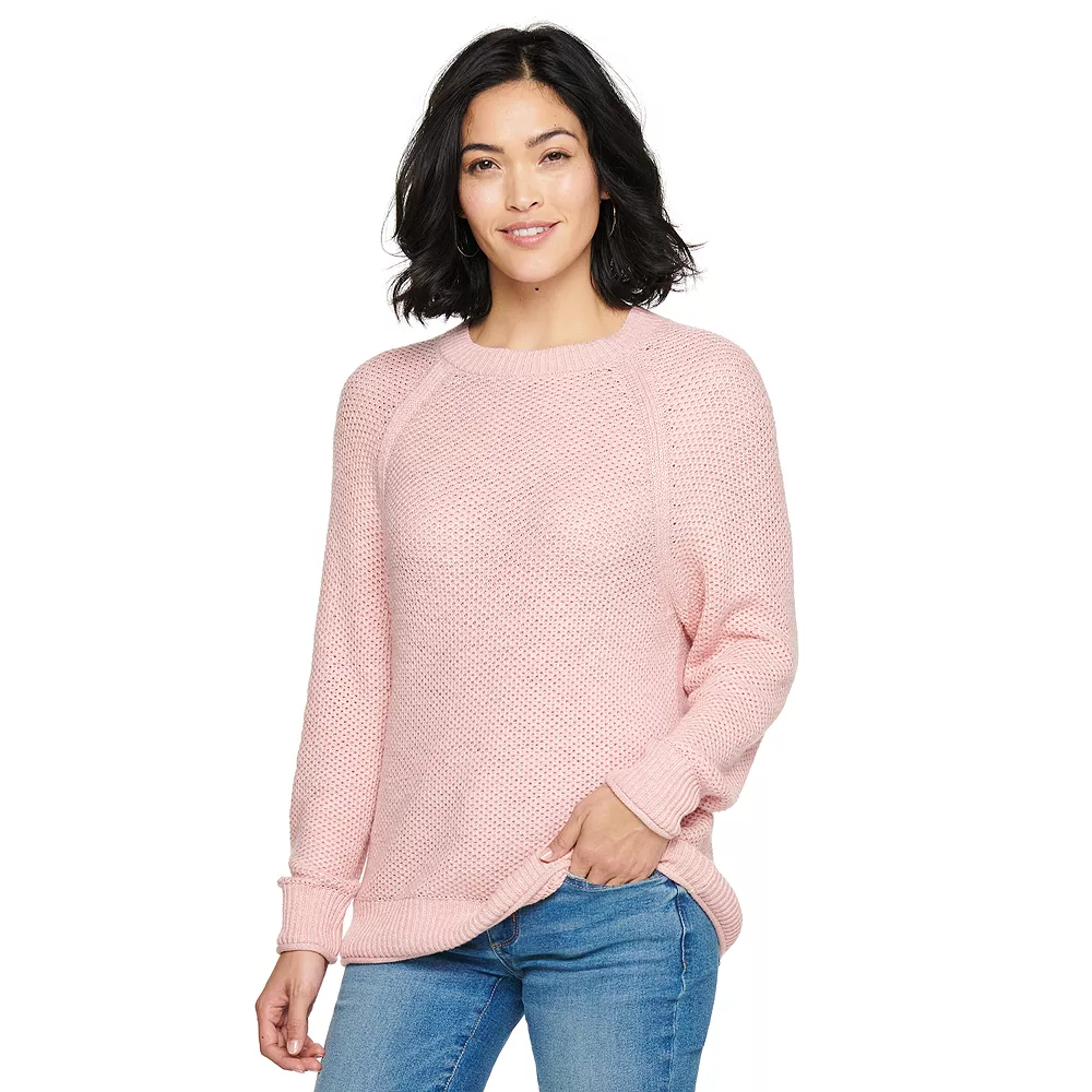 Women's Sonoma Goods For Life® All Over Stitch Crewneck Sweater 6 Women's Sonoma Goods For Life® All Over Stitch Crewneck Sweater - Image 4
