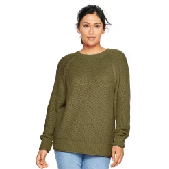 Women's Sonoma Goods For Life® All Over Stitch Crewneck Sweater 28 Women's Sonoma Goods For Life® All Over Stitch Crewneck Sweater -Sonoma Clothing Store 4923526 Odyssey Green