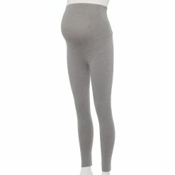 Maternity Sonoma Goods For Life® Full Belly Panel Leggings -Sonoma Clothing Store 4959690 Heather Gray