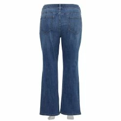 Plus Size Sonoma Goods For Life® Elastic-Waist Curvy Mid-Rise Bootcut Jeans -Sonoma Clothing Store 4990173 ALT