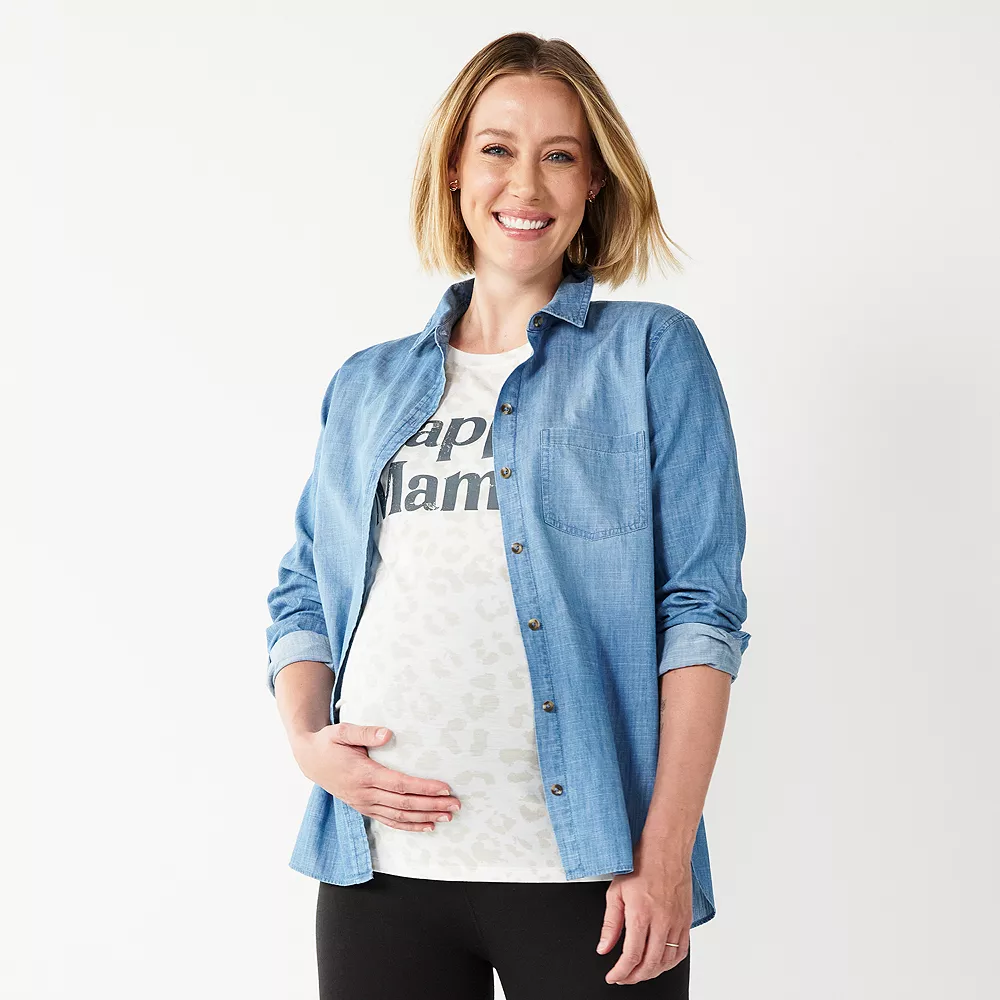 Women's Sonoma Goods For Life® Essential Everyday Button-Down Shirt 20 Women's Sonoma Goods For Life® Essential Everyday Button-Down Shirt - Image 18