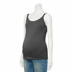 Maternity Sonoma Goods For Life® Nursing Shelf Cami -Sonoma Clothing Store 5083322 Black