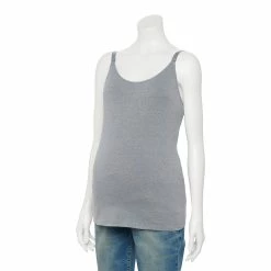 Maternity Sonoma Goods For Life® Nursing Shelf Cami -Sonoma Clothing Store 5083322 Gray
