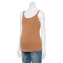 Maternity Sonoma Goods For Life® Nursing Shelf Cami -Sonoma Clothing Store 5083322 Tallus Brown