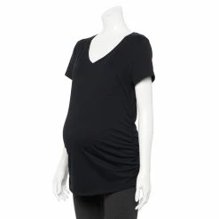 Maternity Sonoma Goods For Life® 2-pack Essential Short Sleeve Tee -Sonoma Clothing Store 5145387 ALT
