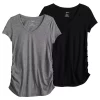 Maternity Sonoma Goods For Life® 2-pack Essential Short Sleeve Tee 1 Maternity Sonoma Goods For Life® 2-pack Essential Short Sleeve Tee -Sonoma Clothing Store 5145387 Grey Black