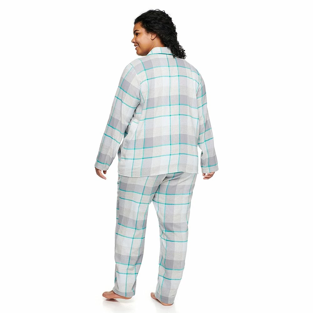 Plus Size Sonoma Goods For Life® Flannel Pajama Shirt & Pajama Pants Set 7 Plus Size Sonoma Goods For Life® Flannel Pajama Shirt & Pajama Pants Set - Image 5