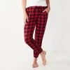 Women's Sonoma Goods For Life® Snit Banded Bottom Pajama Pants 2 Women's Sonoma Goods For Life® Snit Banded Bottom Pajama Pants -Sonoma Clothing Store 5161200 Red Buffalo