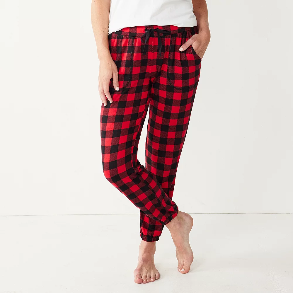 Women's Sonoma Goods For Life® Snit Banded Bottom Pajama Pants 3 Women's Sonoma Goods For Life® Snit Banded Bottom Pajama Pants