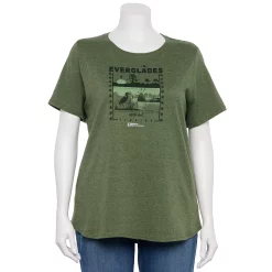 Plus Size Sonoma Goods For Life® National Parks Graphic Tee -Sonoma Clothing Store 5212613 Everglades Olive
