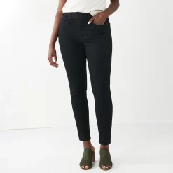 Petite Sonoma Goods For Life® High-Waisted Curvy Skinny Jeans -Sonoma Clothing Store 5214841 Park