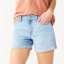 Women's Sonoma Goods For Life® High-Waist 5" Jean Shorts -Sonoma Clothing Store 5218635 Orchard