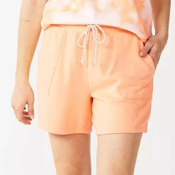 Women's Sonoma Goods For Life® French Terry Sweat Shorts -Sonoma Clothing Store 5234547 Peach